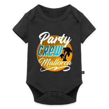 Party Crew Mallorca - Body à manches courtes Premium Bébé - noir - Devant