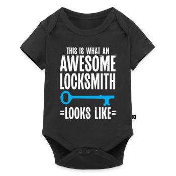 Locksmith Lockpicking Lockpicker - Baby Premium Kurzarmbody - Schwarz - Vorne