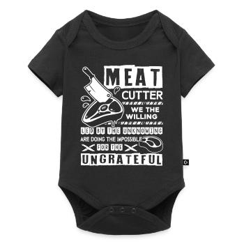 Meat Cutter Proud Meat Cutter - Baby Premium short-sleeve bodysuit - black - Front