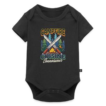 Camp Chef Campfire Cuisine Connoisseur - Baby Premium short-sleeve bodysuit - black - Front