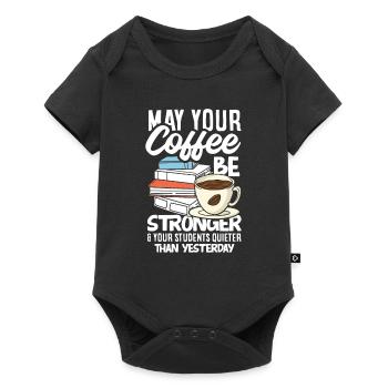 Funny Teacher Teacher Gift - Baby Premium short-sleeve bodysuit - black - Front