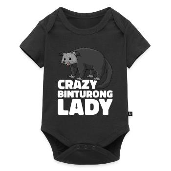 Binturong raton laveur ours rampant chat rampant - Body à manches courtes Premium Bébé - noir - Devant