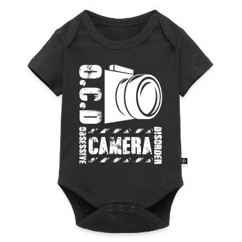 Photographer Obsessive Camera Disorder - Baby Premium short-sleeve bodysuit - black - Front
