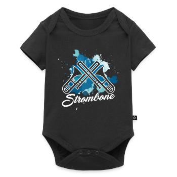 Awesome Trombone Player - Baby Premium short-sleeve bodysuit - black - Front