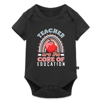 Funny Teacher Teacher Gift - Baby Premium short-sleeve bodysuit - black - Front