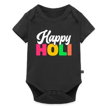 Holi India Holi Festival Happy Holi Fest - Baby Premium short-sleeve bodysuit - black - Front