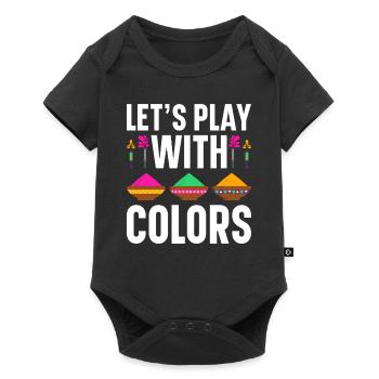 Holi India Holi Festival Happy Holi Fest - Baby Premium short-sleeve bodysuit - black - Front