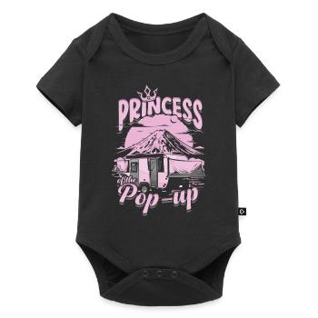 Pop Up Camper Folding Caravan Princess Of The Pop Up - Baby Premium short-sleeve bodysuit - black - Front