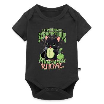 ASMR Astonishingly Scrumptious Munching Ritual - Baby Premium short-sleeve bodysuit - black - Front
