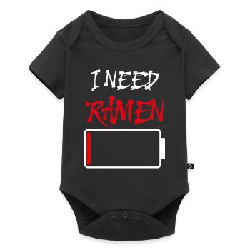J’ai besoin de Ramen Anime Japon Amateurs de nouilles culinaires - Body à manches courtes Premium Bébé - noir - Devant
