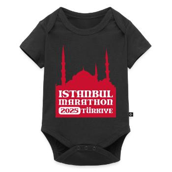 Istanbul - Marathon - 2025 - Turquie - Body à manches courtes Premium Bébé - noir - Devant