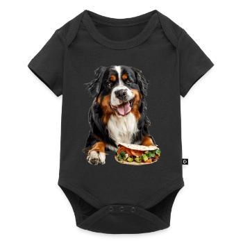 Bernese Mountain Dog - Baby Premium Kurzarmbody - Schwarz - Vorne