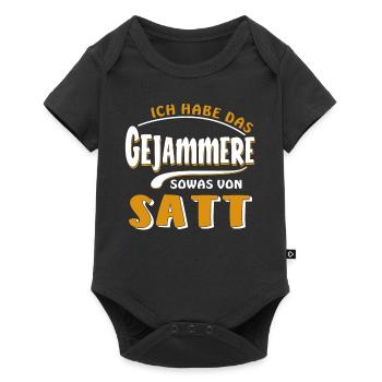 J’EN AI MARRE DE PLEURNICHER - Body à manches courtes Premium Bébé - noir - Devant