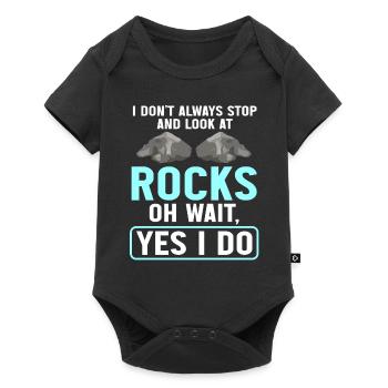 Rock Collector Geology Geologist - Baby Premium short-sleeve bodysuit - black - Front
