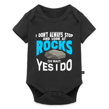 Rock Collector Geology Geologist - Baby Premium short-sleeve bodysuit - black - Front