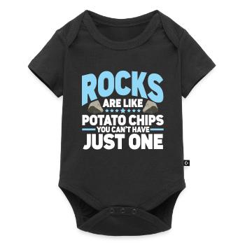 Rock Collector Geology Geologist - Baby Premium short-sleeve bodysuit - black - Front