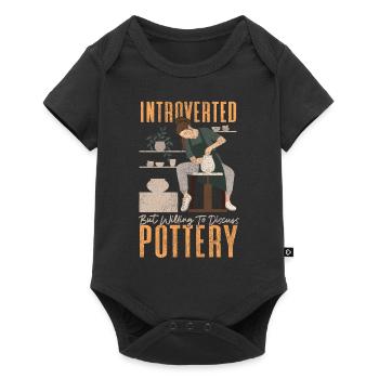 Pottery Ceramics Artist - Baby Premium short-sleeve bodysuit - black - Front