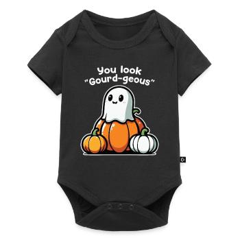 You Look Pumpkin Geous - Tenue d’Halloween - Body à manches courtes Premium Bébé - noir - Devant