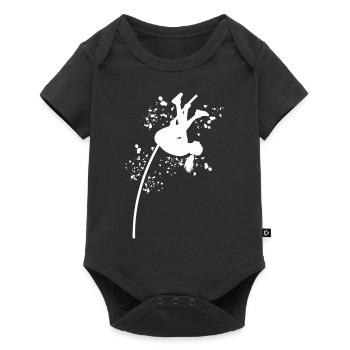 Perchiste Enfant Saut à la perche - Body à manches courtes Premium Bébé - noir - Devant