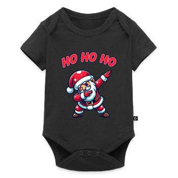 Ho Ho Ho Joyeux Noël, Équipe du Père Noël - Body à manches courtes Premium Bébé - noir - Devant