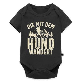 Mountains Nature Mountaineering Alps Climbing Hiking - Baby Premium short-sleeve bodysuit - black - Front