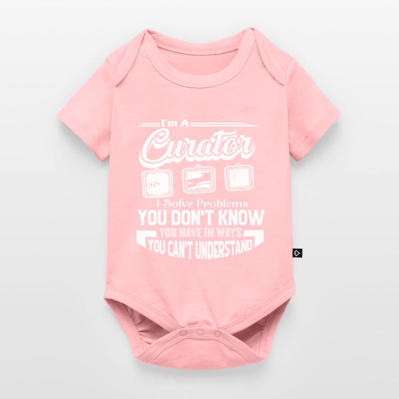 Curator Curator Solves Problems Baby Premium short-sleeve bodysuit