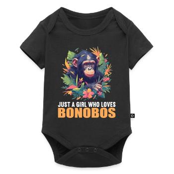 Bonobos Bonobo - Baby Premium short-sleeve bodysuit - black - Front