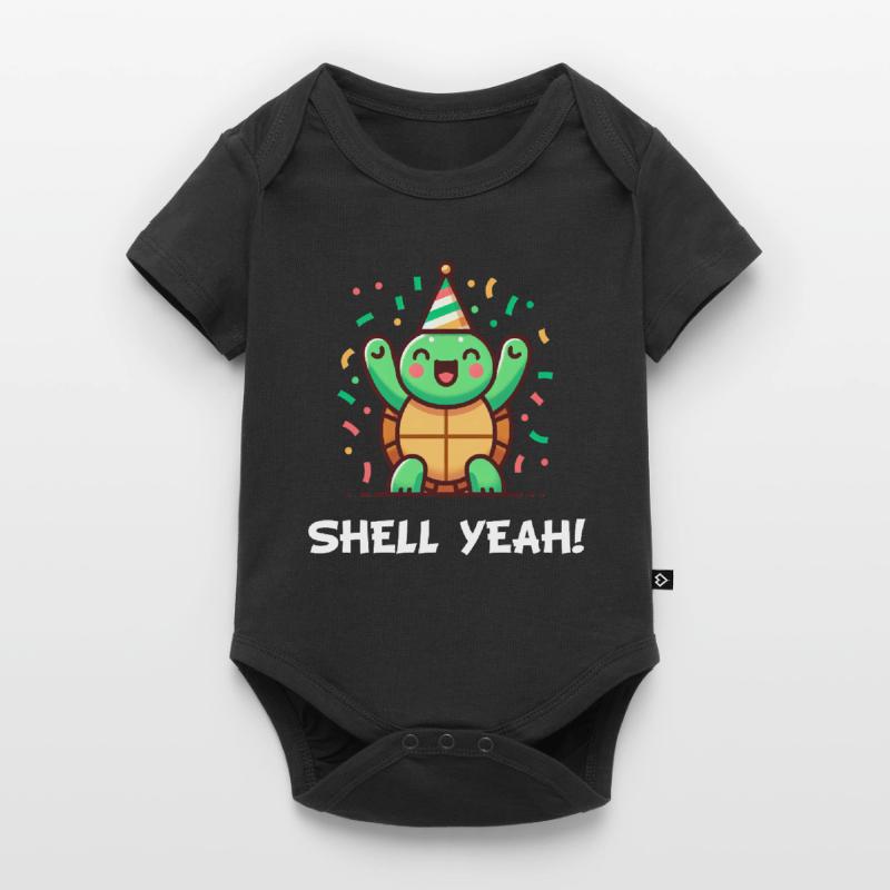 Shell Yeah! Celebration Turtle Baby Premium short-sleeve bodysuit