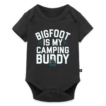 Bigfoot croyant Sasquatch Cryptide Créature de la forêt - Body à manches courtes Premium Bébé - noir - Devant