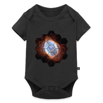 Universumsbild des südlichen Ringnebels Webb-Raum - Baby Premium Kurzarmbody - Schwarz - Vorne