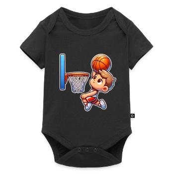 Basket-ball - Body à manches courtes Premium Bébé - noir - Devant