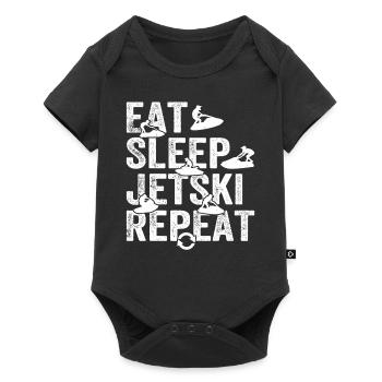 Eat Sleep Jetski Repeat - Jetskiing Jetski Racing - Body à manches courtes Premium Bébé - noir - Devant