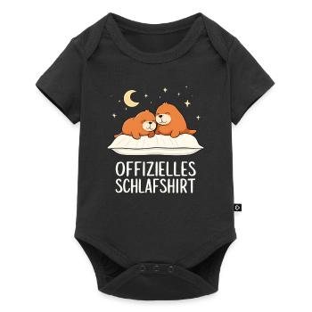 Official Sleep Shirt Walrus Walrus Pair - Baby Premium short-sleeve bodysuit - black - Front