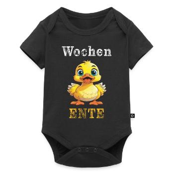 Weeks Duck - Baby Premium short-sleeve bodysuit - black - Front
