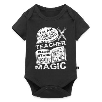 English Teacher I'm An English Teacher - Baby Premium short-sleeve bodysuit - black - Front