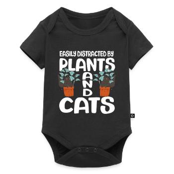 Plantes Jardinage Jardinier - Body à manches courtes Premium Bébé - noir - Devant