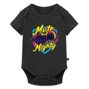 Hearing loss Sudden hearing loss Mute but Mighty - Baby Premium short-sleeve bodysuit - black - Front