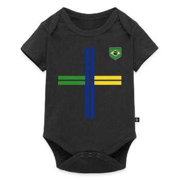 Brazil Brazil shirt Brazilian Rio de Janeirao - Baby Premium short-sleeve bodysuit - black - Front