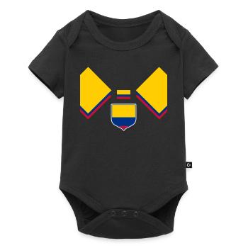 Kolumbien Colombia Medellin Urlaub Bogota Cali - Baby Premium Kurzarmbody - Schwarz - Vorne