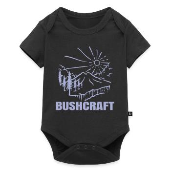 Bushcraft - Bush genius with craftiness - Baby Premium short-sleeve bodysuit - black - Front