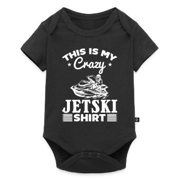 This is my crazy Jetski shirt Jetski Rider - Baby Premium short-sleeve bodysuit - black - Front