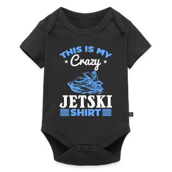 This is my crazy Jetski shirt Jetski Driver Jetski - Baby Premium short-sleeve bodysuit - black - Front