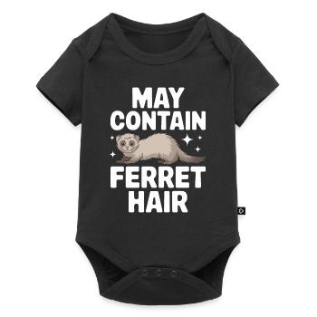 Propriétaire de furet, Amateur de furets, Bonbons - Body à manches courtes Premium Bébé - noir - Devant