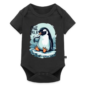 PINGOUIN - Body à manches courtes Premium Bébé - noir - Devant