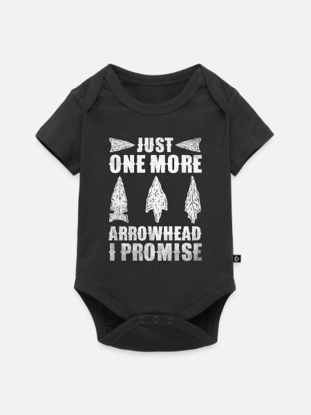 Pfeilspitzen Sammler Pfeilspitzen Sammlung - Baby Premium Kurzarmbody - Schwarz