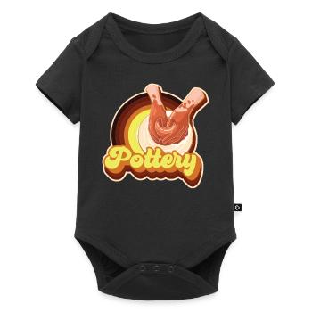 Pottery Ceramics Artist Retro 70s - Baby Premium Kurzarmbody - Schwarz - Vorne