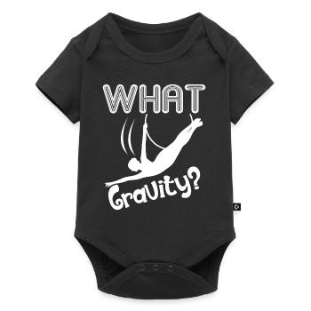 Aerialist What Gravity - Baby Premium short-sleeve bodysuit - black - Front