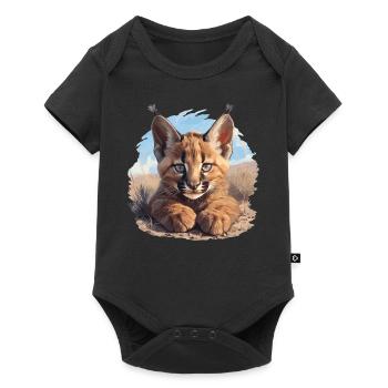 Caracal Karakale Karakal - Baby Premium short-sleeve bodysuit - black - Front