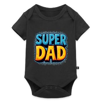 VATERTAG - Baby Premium Kurzarmbody - Schwarz - Vorne