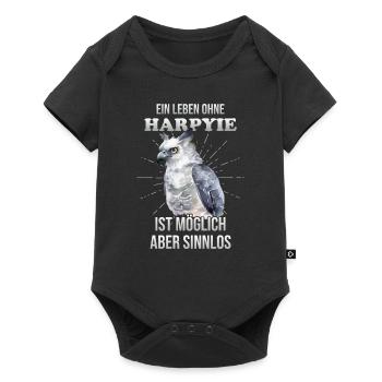 Harpie disant Tshirt | Oiseau de proie cool | - Body à manches courtes Premium Bébé - noir - Devant